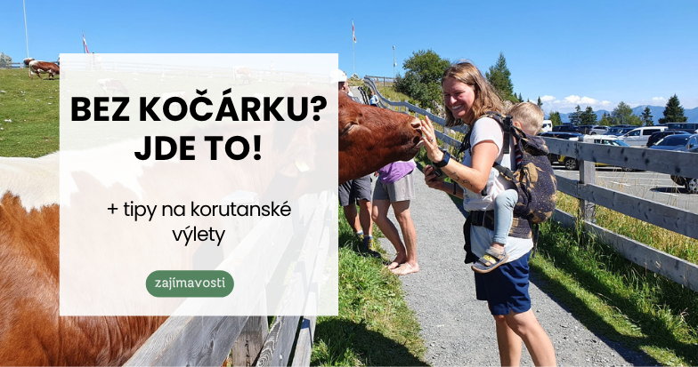 Korutany s miminkem – jak si užít jezero bez kočárku