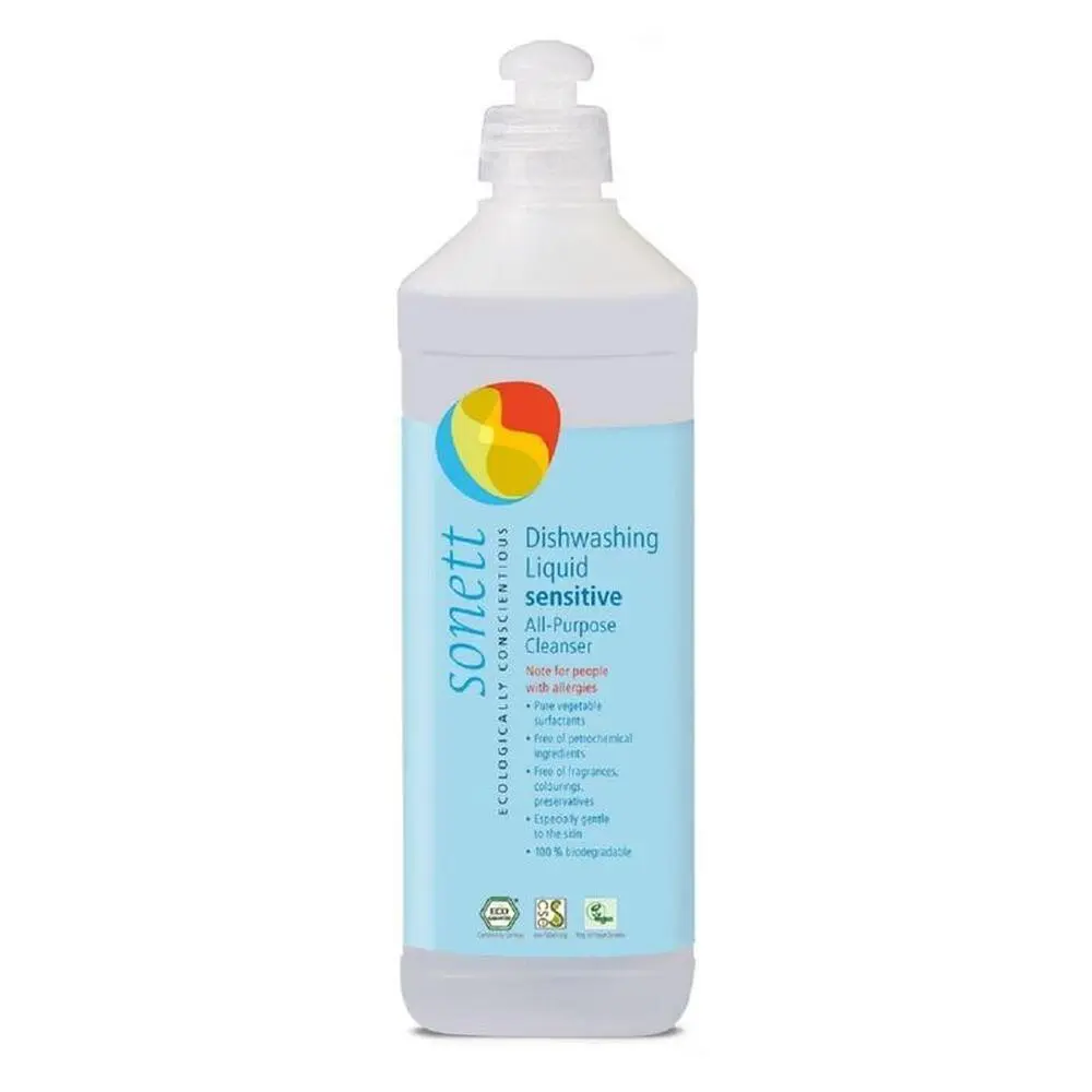 SONETT Tekutý prostředek na nádobí a univerzální čistič - Sensitive 500 ml 
