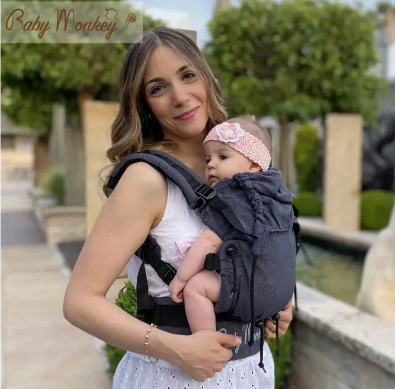 Novorozenecké nosítko BabyMonkey Regolo Essential - černé
