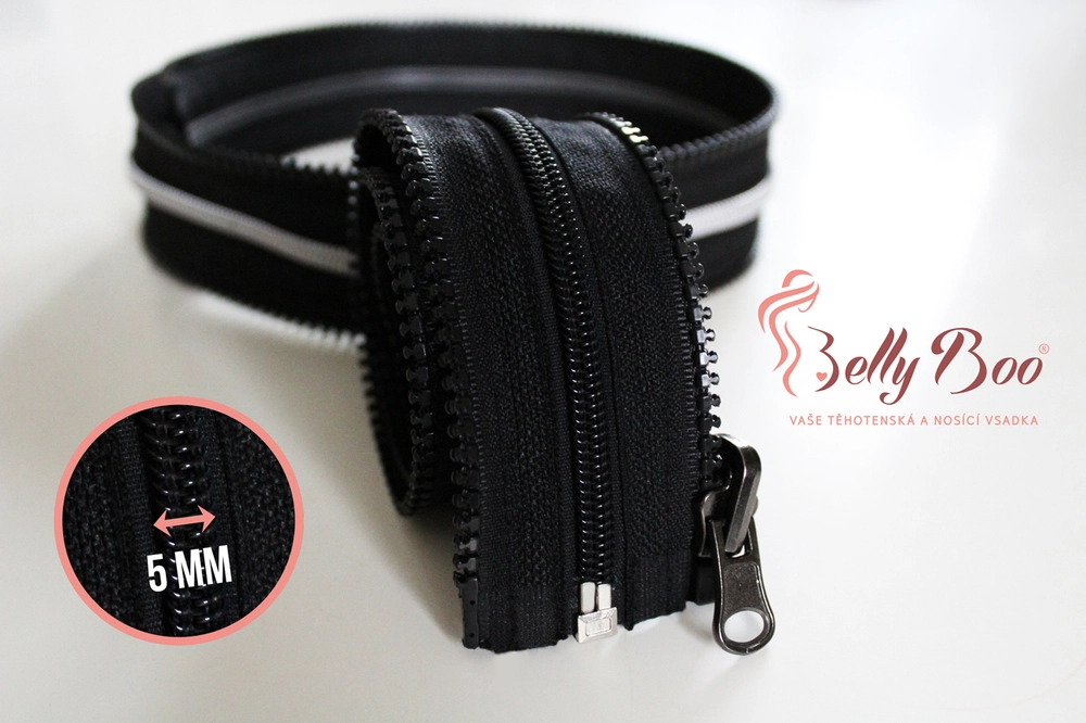BellyBoo® - Zip adaptér - Spirálový o šíři 5 mm