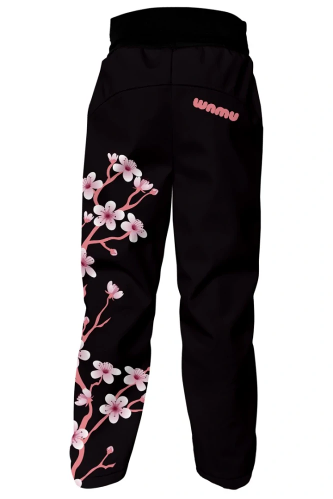 Dětské softshellové kalhoty WAMU Sakury - fialová