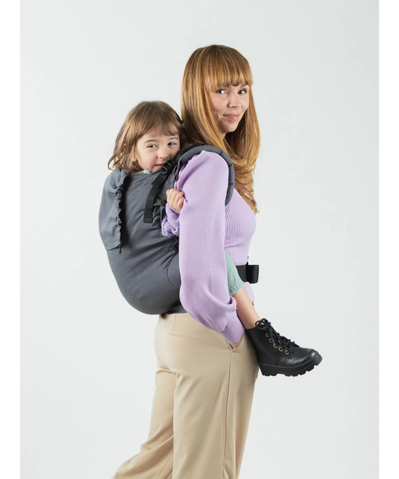 Nosítko Isara PRESCHOOL  - Graphite Linen