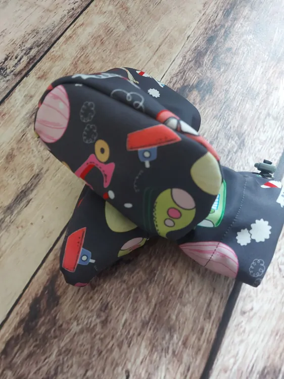 Softshell capáčky MALINKY zima - Doprava/žlutý