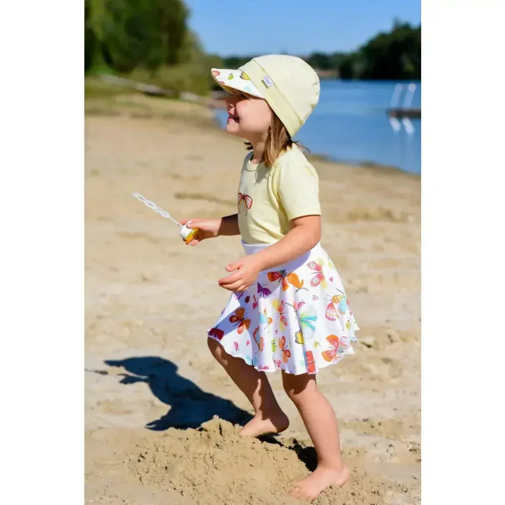 Kšiltovka tenká Outlast® - sv. žlutá/motýlci