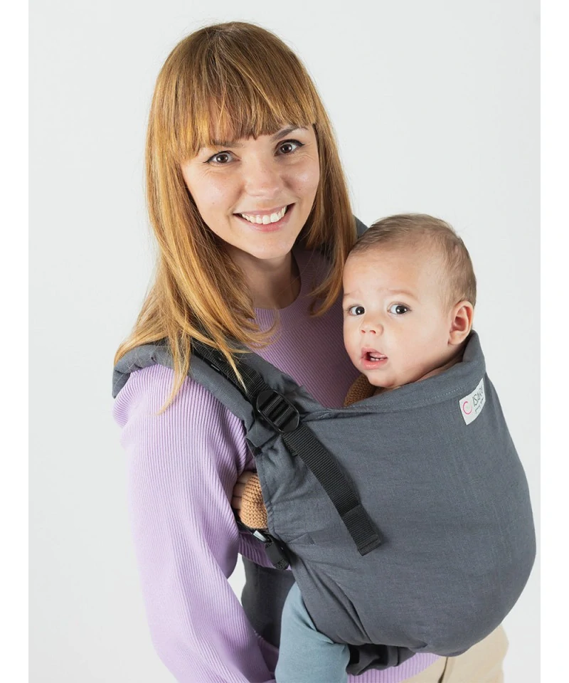 Nosítko Isara PRESCHOOL  - Graphite Linen