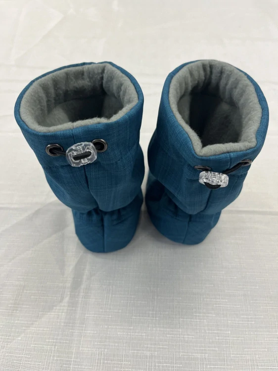 Softshell capáčky MALINKY podzim - petrol/šedá