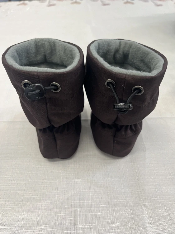 Softshell capáčky MALINKY podzim - hnědá/šedá