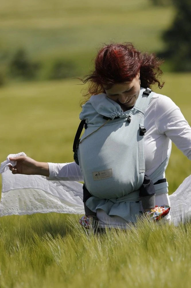 Nosítko Storchenwiege, aqua 