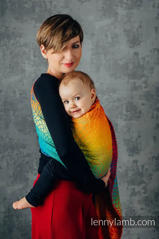 LennyLamb ring sling - LOTUS - RAINBOW