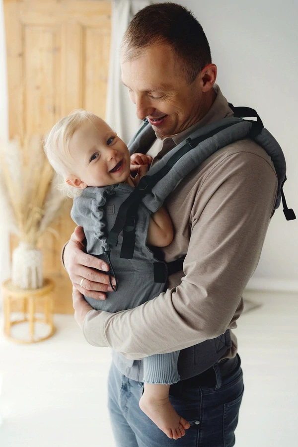 Little frog - Prime baby carrier - Pure linen Shadow