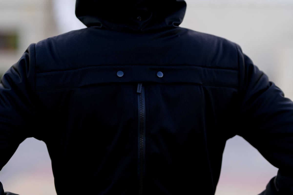 Softshell parka s beránkem Angel Wings - černá