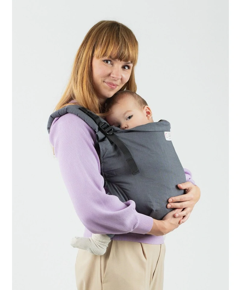 Nosítko Isara PRESCHOOL  - Graphite Linen