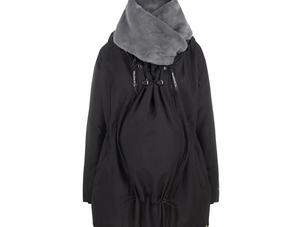 Wombat & Co. zimní bunda WALLABY 2.0 Black & Charcoal Grey