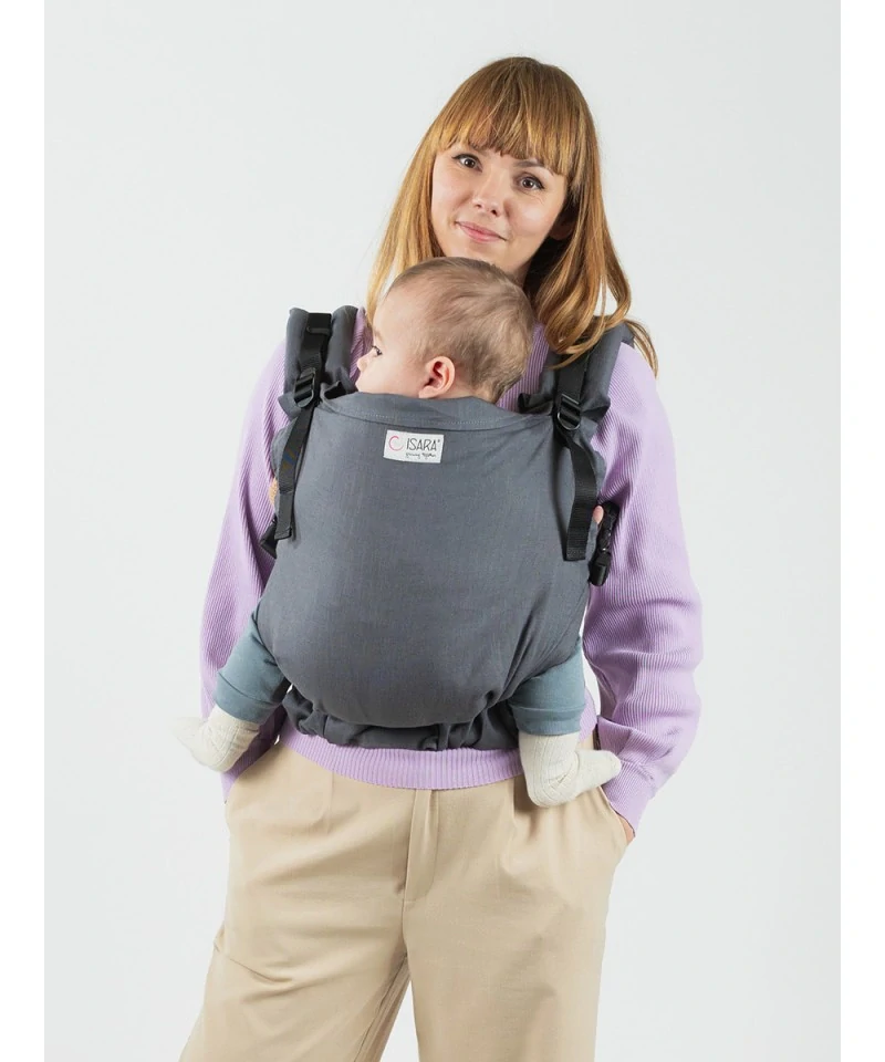 Nosítko Isara PRESCHOOL  - Graphite Linen