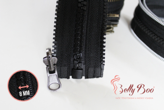 BellyBoo® - Zip adaptér - Kostěný o šíři 8 mm s jedním jezdcem od YKK