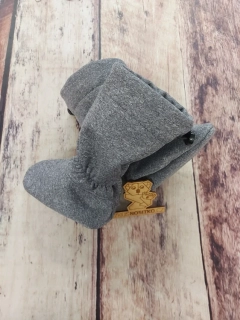 Softshell capáčky MALINKY jaro - šedý melír