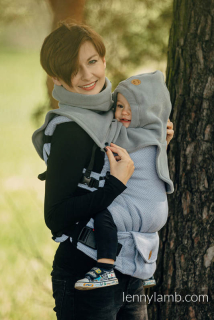 LennyLamb nákrčník pro dva - šedý