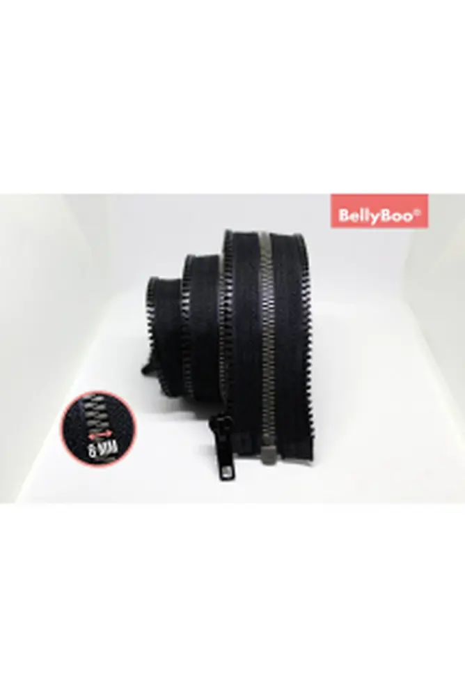 BellyBoo®- Zip adaptér - Metaluxe o šíři 8 mm s jedním jezdcem od YKK