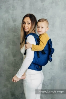 Lenny Preschool - Little Heringbone Cobalt