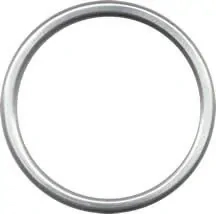 RING SLING KROUŽEK - Stříbrný matný