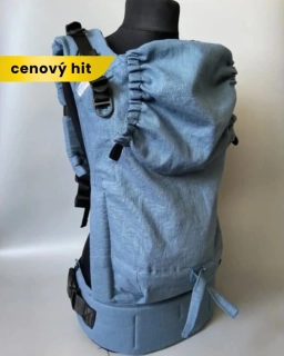 Nosítko Martys lněné Mezi - Baby/Modrá