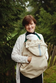 Kapsa na nosítko - Little frog - Beige