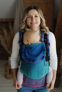 Little frog - Prime baby carrier - tencel - Aurora Cube