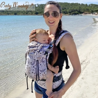 Novorozenecké nosítko BabyMonkey Regolo LittleMonkey - světle hnědá